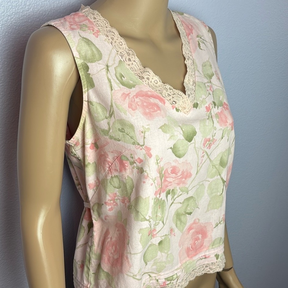 Vintage Norton Studio Linen blend tank